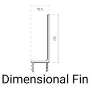 Knotwood Cladding Board; Dimensional Fin 50mm - 6050mm